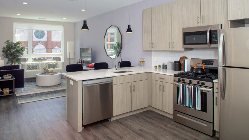 Model furnished kitchen